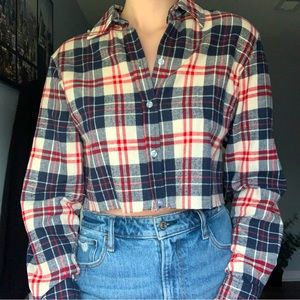 Cropped flannel